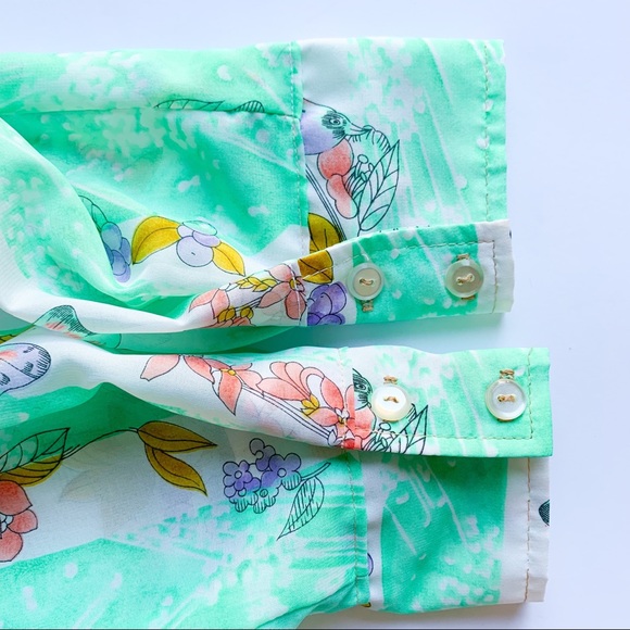 🐤🌸VTG Alex Colman Blouse - Picture 5 of 8